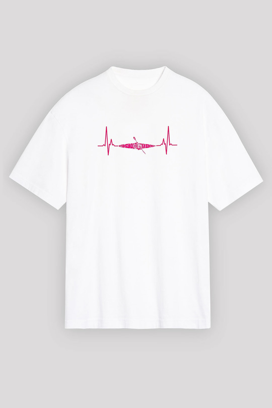 Kano Baskılı Unisex Beyaz Oversize Tişört - Tshirt