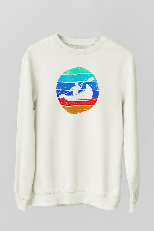 Kano Baskılı Unisex Ekru Sweatshirt