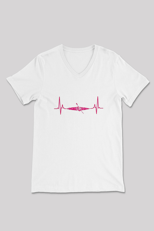 Kano Baskılı Unisex V Yaka Tişört - Tshirt