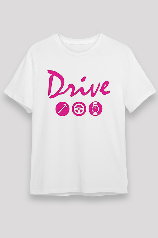 Kavinsky Unisex Baskılı Beyaz Tişört - Tshirt