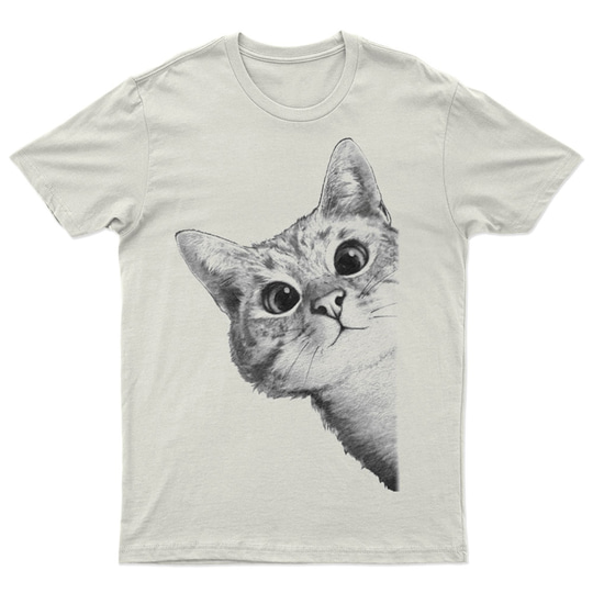 Kedi Baskılı Tasarım Tişört TSRT451
