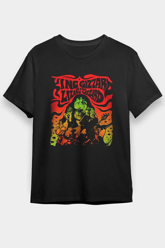 Khruanybin Baskılı Unisex Siyah Tişört - Tshirt