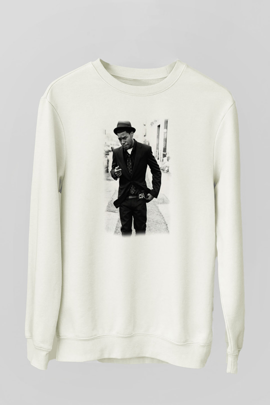 Kid Cudi Beyaz Unisex Sweatshirt