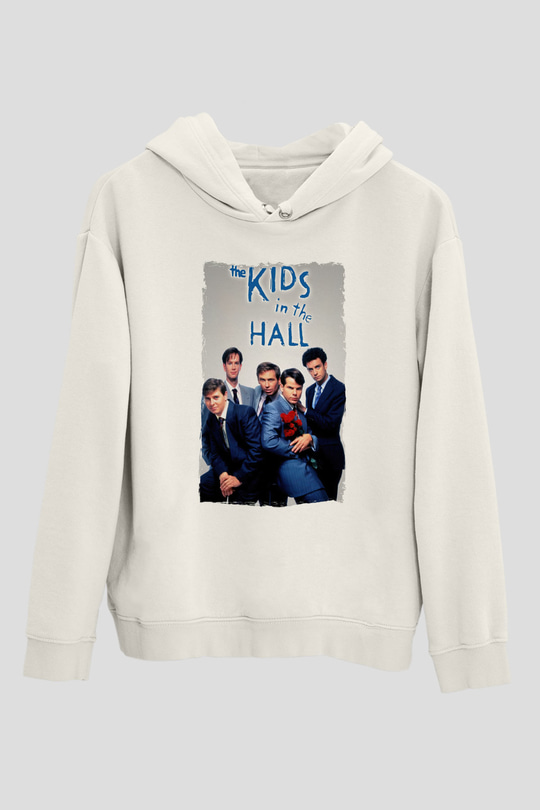 Kids in the Hall Beyaz Unisex Hoodie