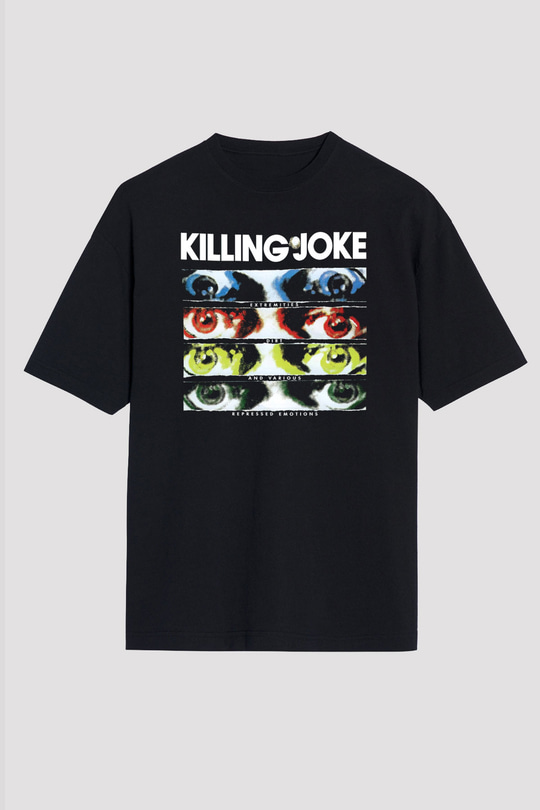 Killing Joke Siyah Unisex Oversize Tişört T-Shirt