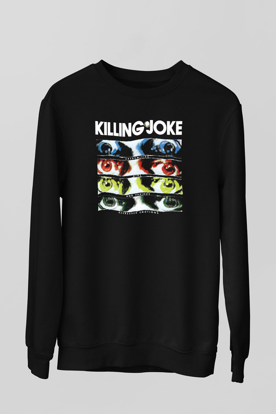 Killing Joke Siyah Unisex Sweatshirt