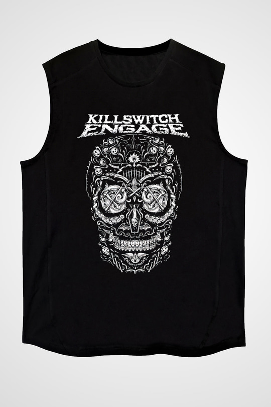 Killswitch Engage Siyah Unisex Kolsuz Tişört