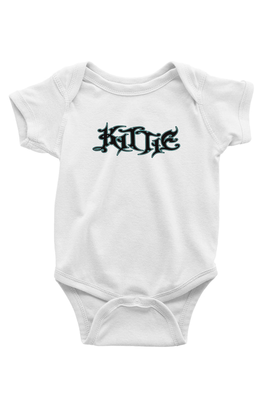 Kittie Baskılı Beyaz Unisex Bebek Body - Zıbın