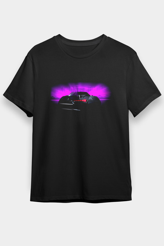 Knight Rider Siyah Unisex Tişört