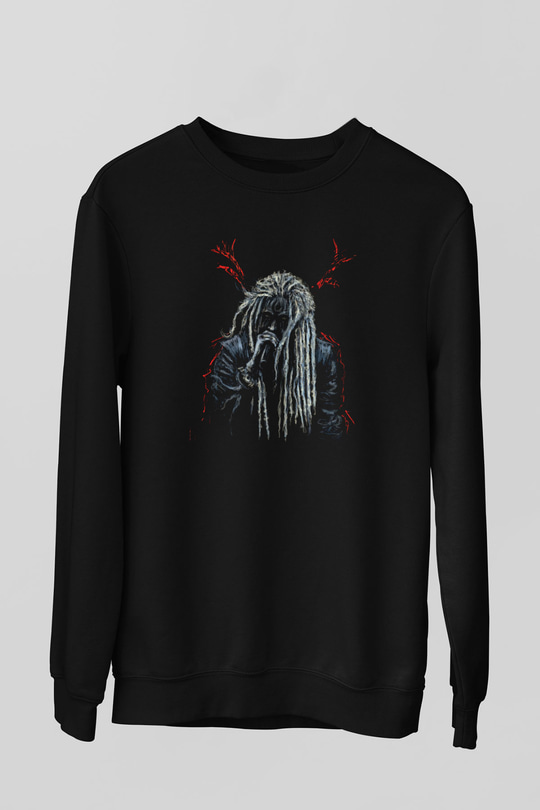 Korpiklaani Siyah Unisex Sweatshirt