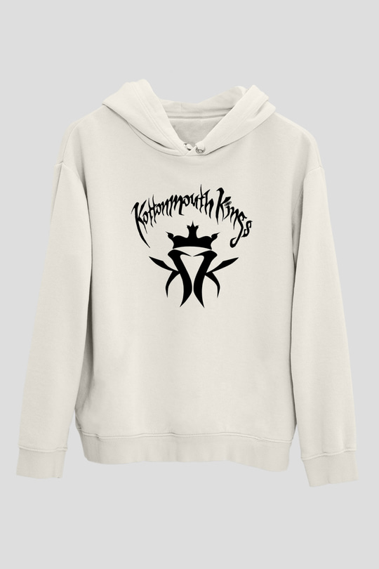 Kottonmouth Kings Beyaz Unisex Kapşonlu Sweatshirt