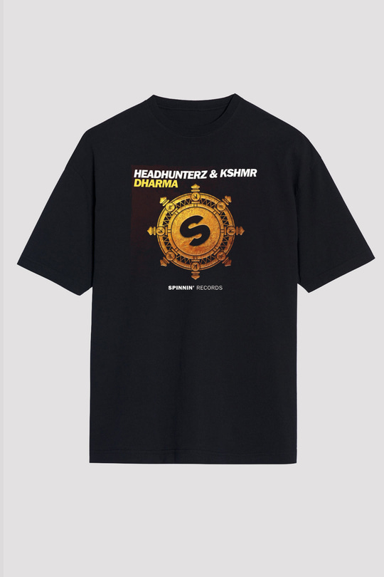 KSHMR Siyah Unisex Tişört T-Shirt - TişörtFabrikası