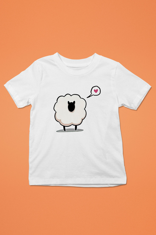 Kurban Bayramı Baskılı Beyaz Unisex Beyaz Çocuk Tişört - Tshirt