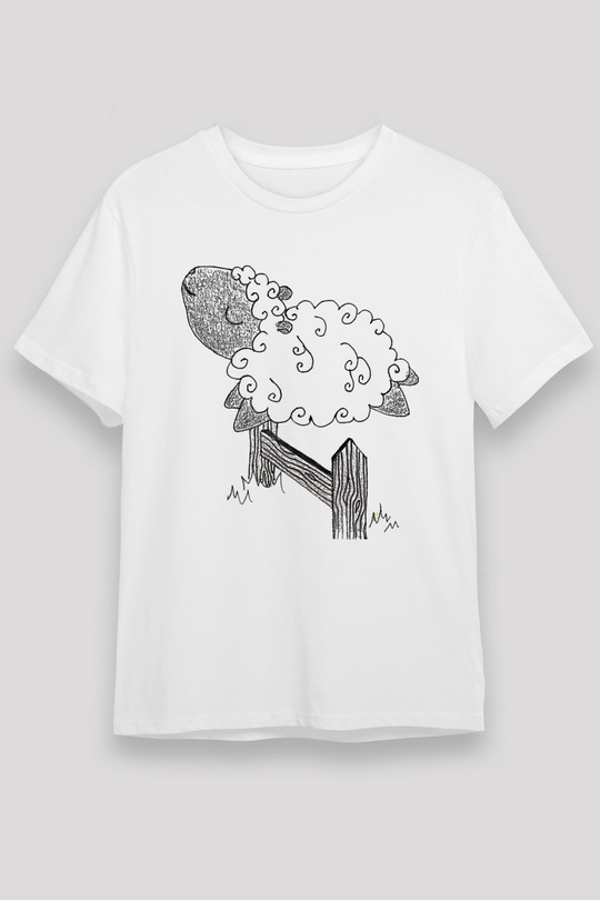 Kurban Bayramı Baskılı Unisex Beyaz Tişört - Tshirt