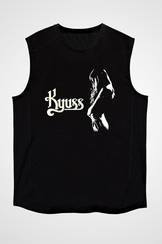 Kyuss Siyah Unisex Kolsuz Tişört