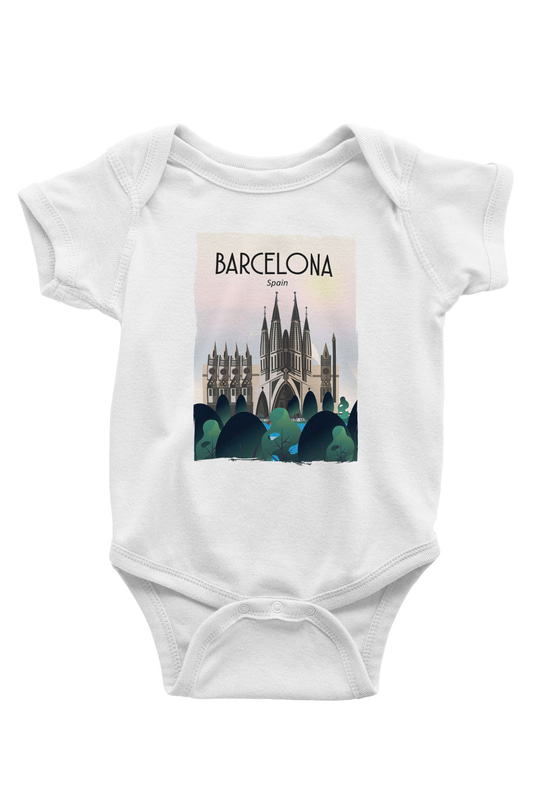 La Sagrada Familia Beyaz Bebek Body - Zıbın