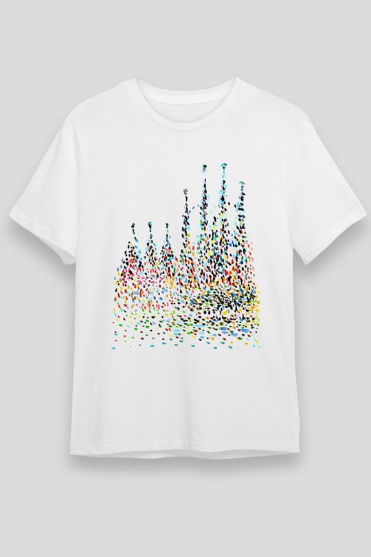 La Sagrada Familia Beyaz Unisex Tişört T-Shirt - TişörtFabrikası