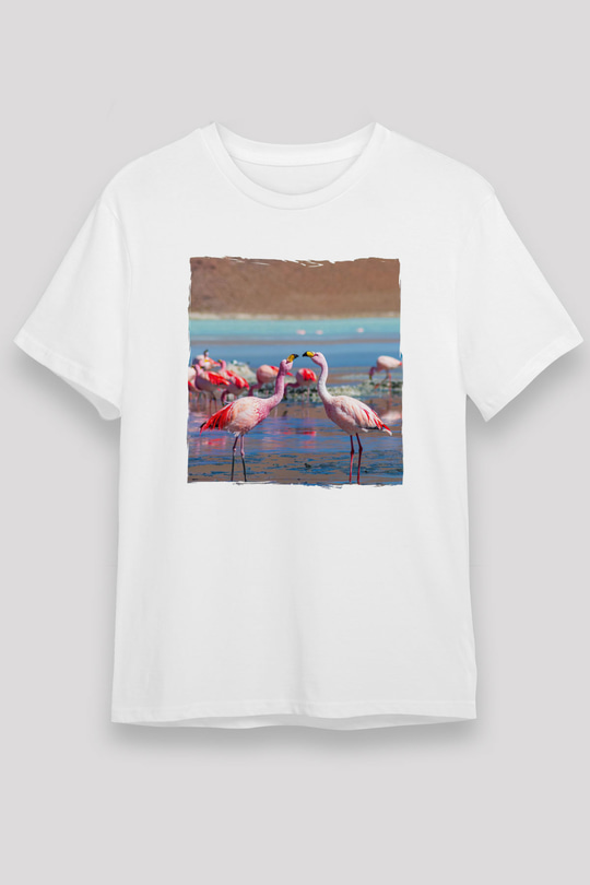 Laguna Colorada Beyaz Unisex Tişört T-Shirt - TişörtFabrikası