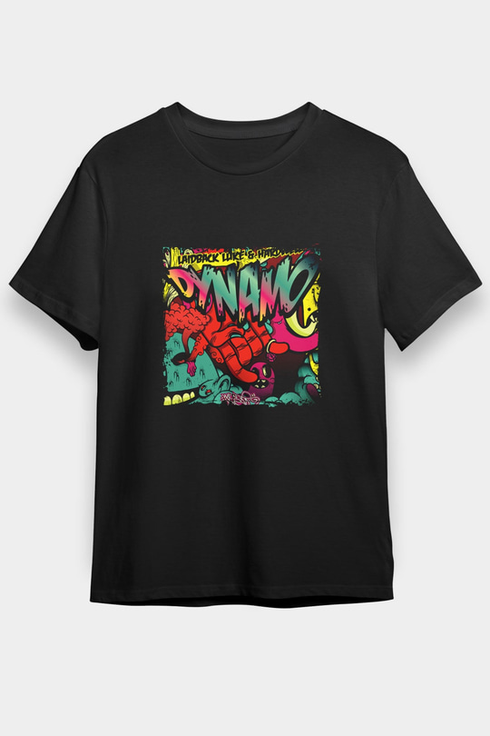 Laidback Luke Baskılı Unisex Siyah Tişört
