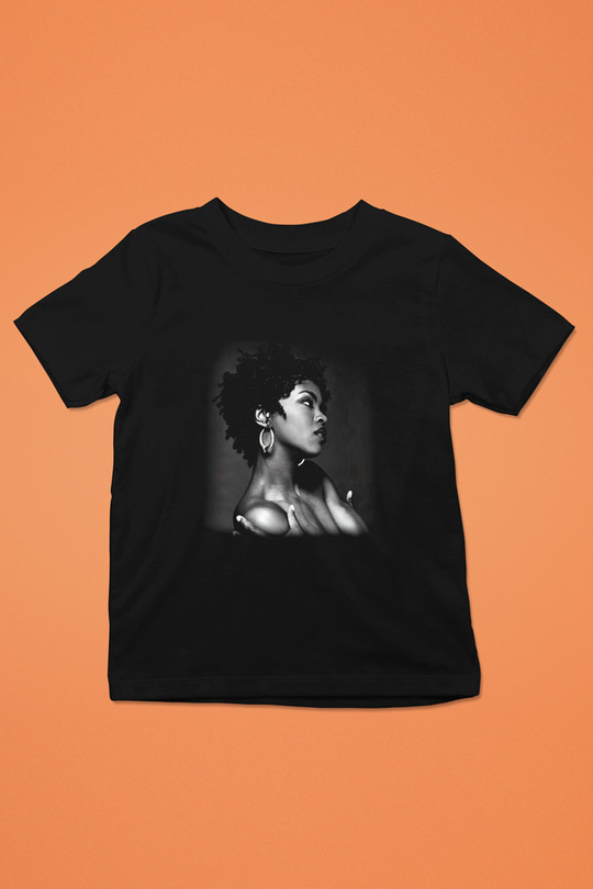 Lauryn Hill Baskılı Siyah Unisex Çocuk Tişört