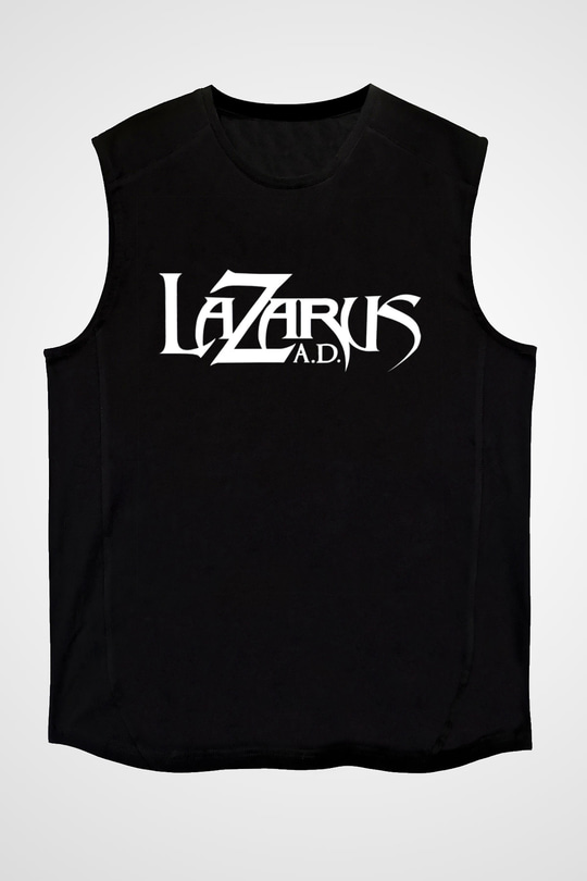 Lazarus A.D. Siyah Unisex Kolsuz Tişört