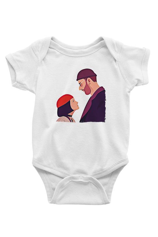 Leon Baskılı Beyaz Unisex Bebek Body - Zıbın