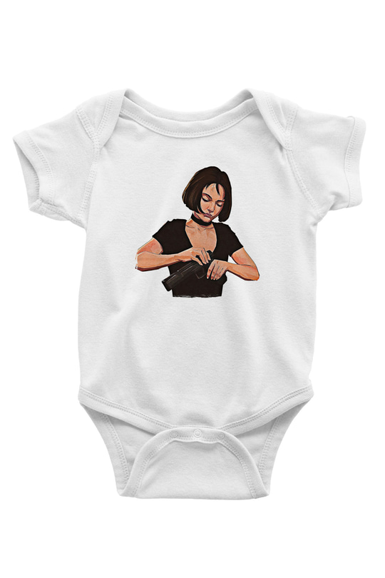 Leon Baskılı Beyaz Unisex Bebek Body - Zıbın