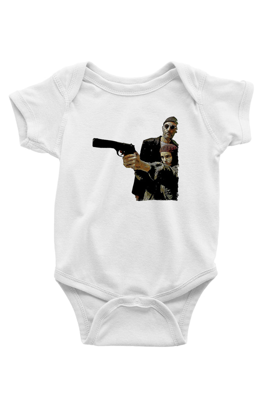 Leon Baskılı Beyaz Unisex Bebek Body - Zıbın
