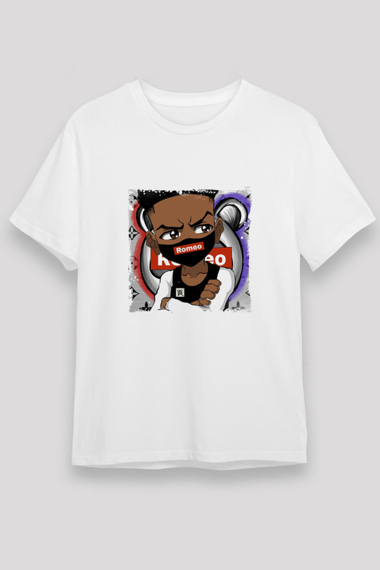 Lil' Romeo Baskılı Unisex Beyaz Tişört