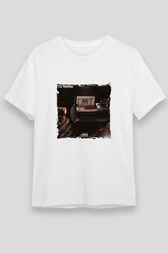 Lil Wayne Baskılı Unisex Beyaz Tişört