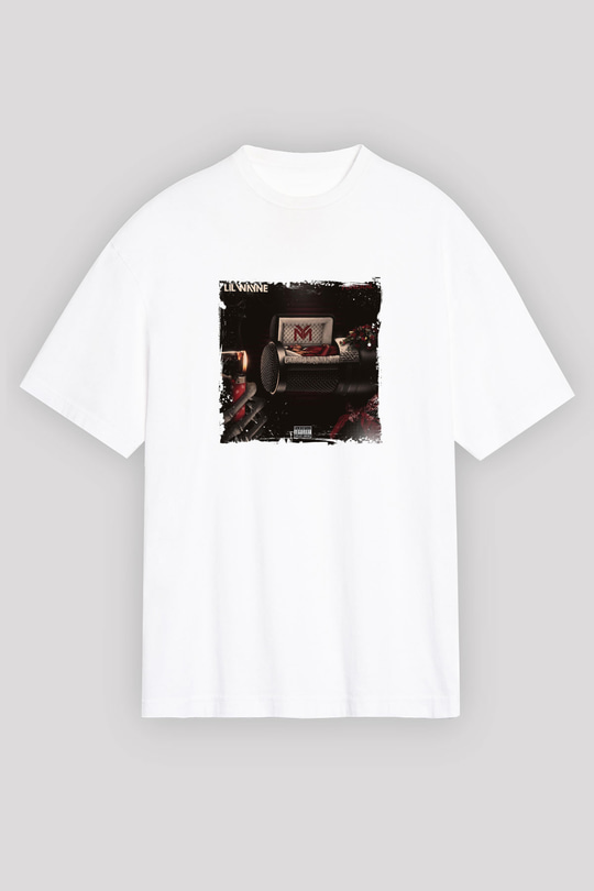 Lil Wayne Baskılı Unisex Beyaz Tişört
