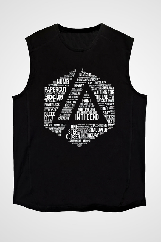 Linkin Park Siyah Unisex Kolsuz Tişört