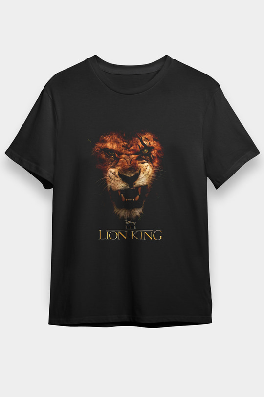 Lion King Siyah Unisex Tişört T-Shirt