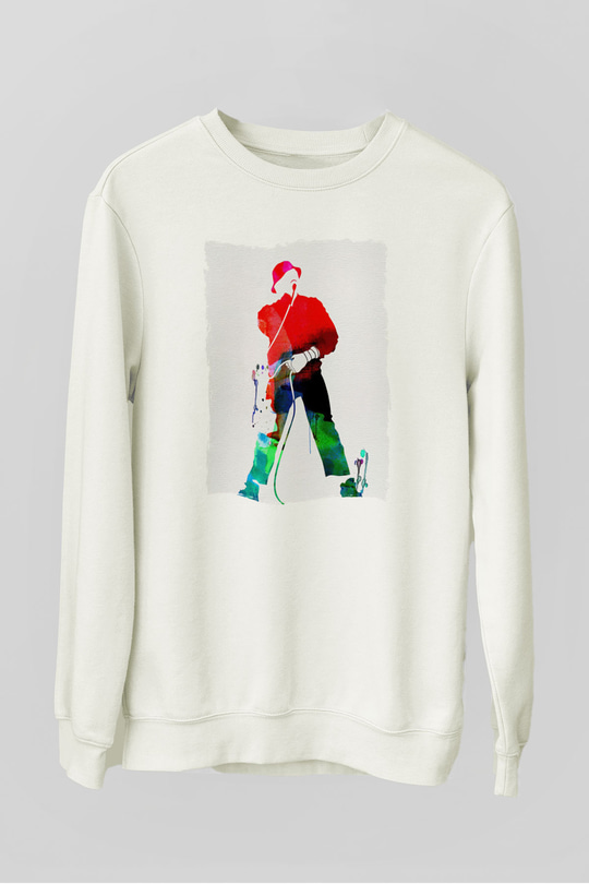 LL Cool J Beyaz Unisex Sweatshirt