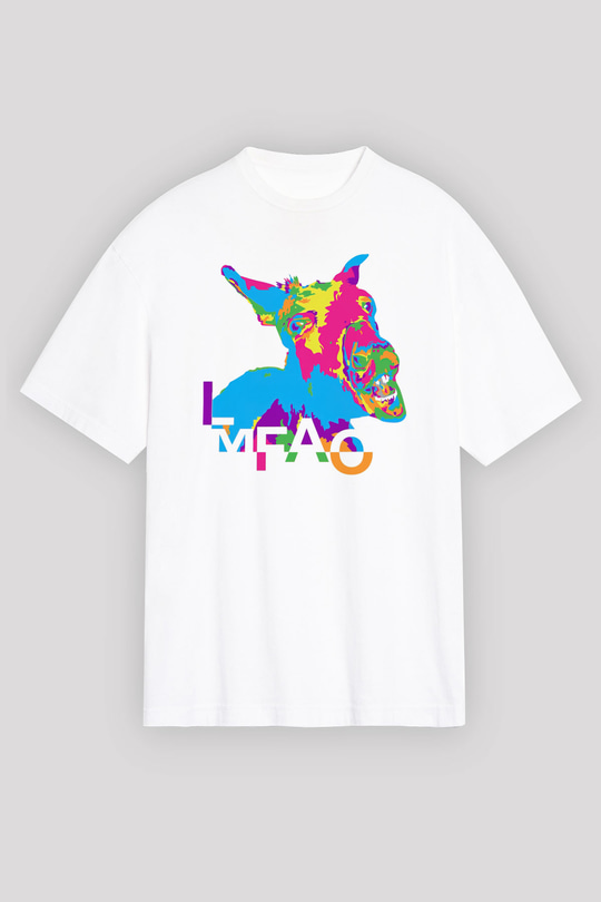 LMFAO Beyaz Unisex Tişört T-Shirt - TişörtFabrikası