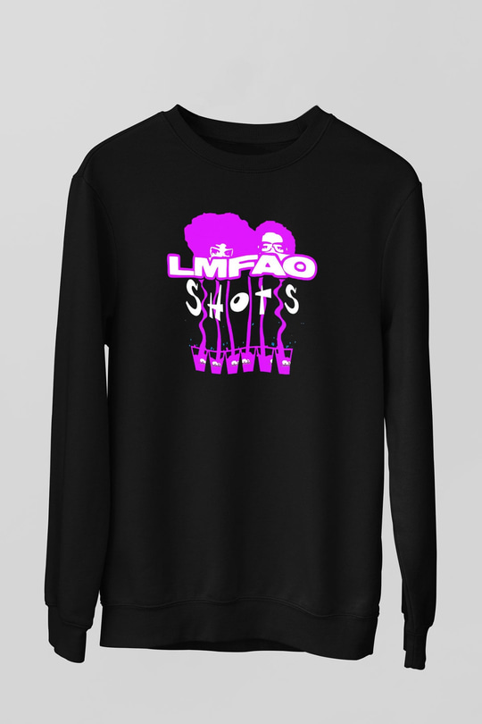 LMFAO Siyah Unisex Sweatshirt