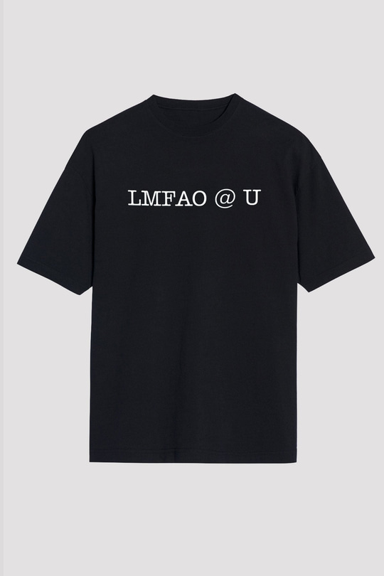 LMFAO Siyah Unisex Tişört T-Shirt - TişörtFabrikası