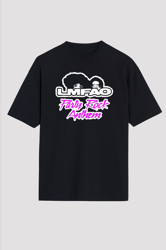 LMFAO Siyah Unisex Tişört T-Shirt - TişörtFabrikası