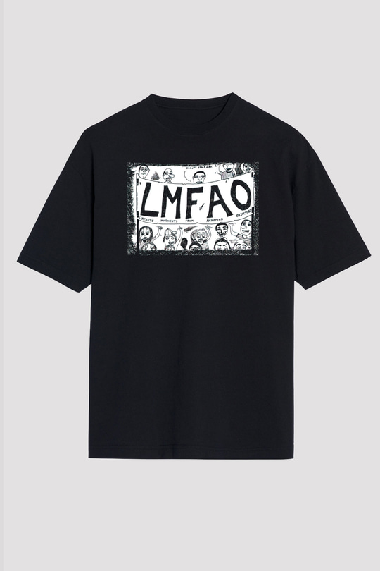 LMFAO Siyah Unisex Tişört T-Shirt - TişörtFabrikası