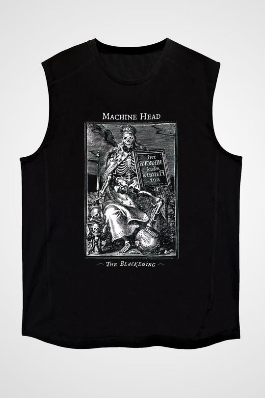 Machine Head Siyah Unisex Kolsuz Tişört