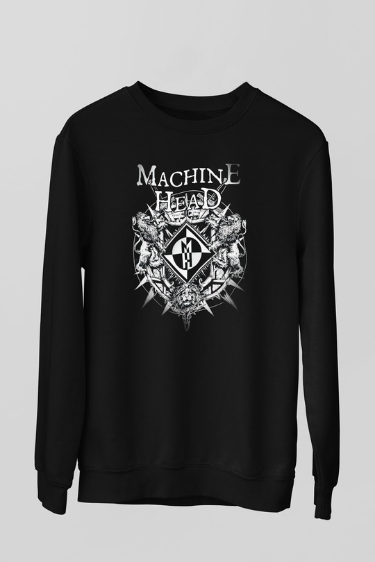 Machine Head Siyah Unisex Sweatshirt