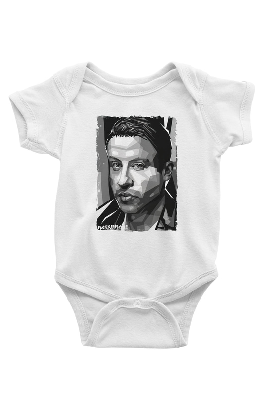 Macklemore Beyaz Bebek Body - Zıbın