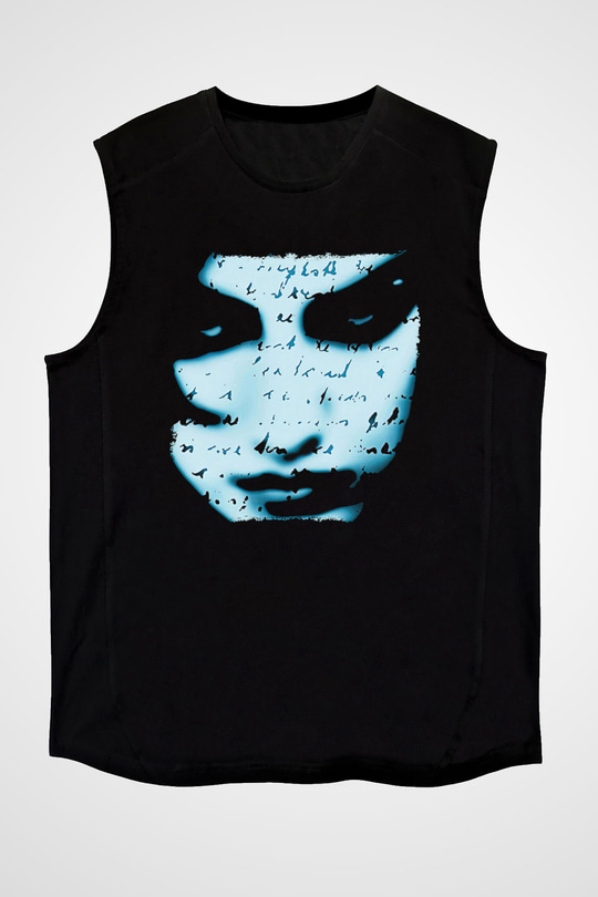 Marillion Baskılı Unisex Siyah Kolsuz Tişört - Tshirt