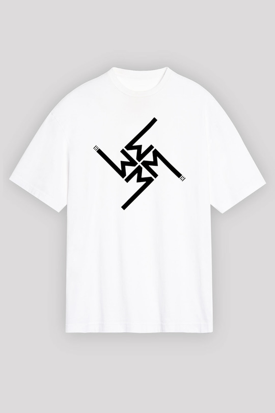 Marilyn Manson Beyaz Unisex Oversize Tişört T-Shirt