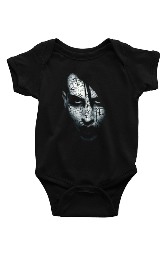 Marilyn Manson Siyah Bebek Body - Zıbın