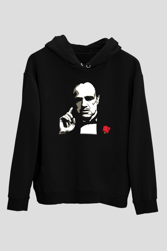 Marlon Brando Siyah Unisex Hoodie