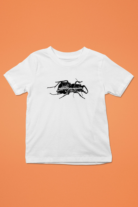 Massive Attack Baskılı Beyaz Unisex Beyaz Çocuk Tişört - Tshirt