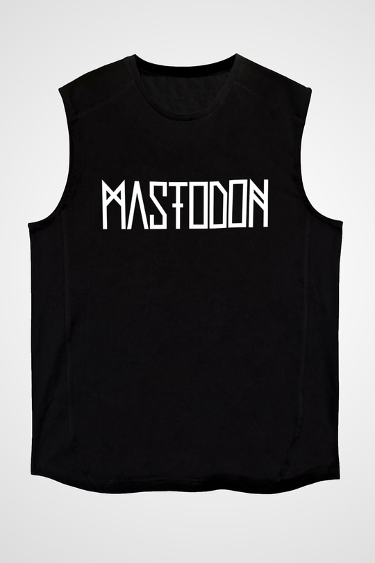 Mastodon Siyah Unisex Kolsuz Tişört