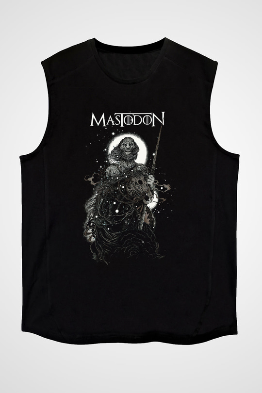 Mastodon Siyah Unisex Kolsuz Tişört