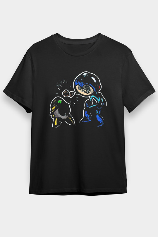 Mega Man Siyah Unisex Tişört